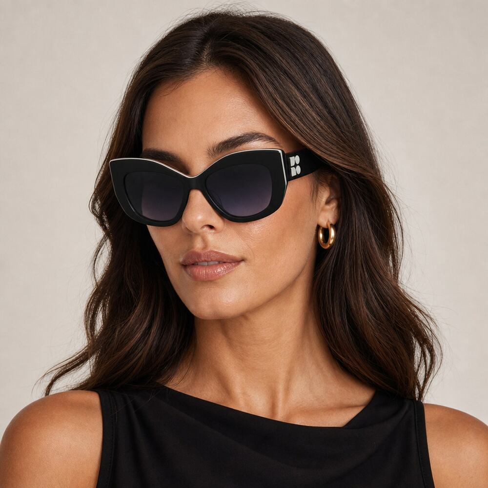 NEW Kate Spade FRIDA/G/S 08079O Black Sunglasses authentic